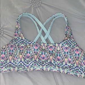 Ivivva Reversible Patterned Sports Bra